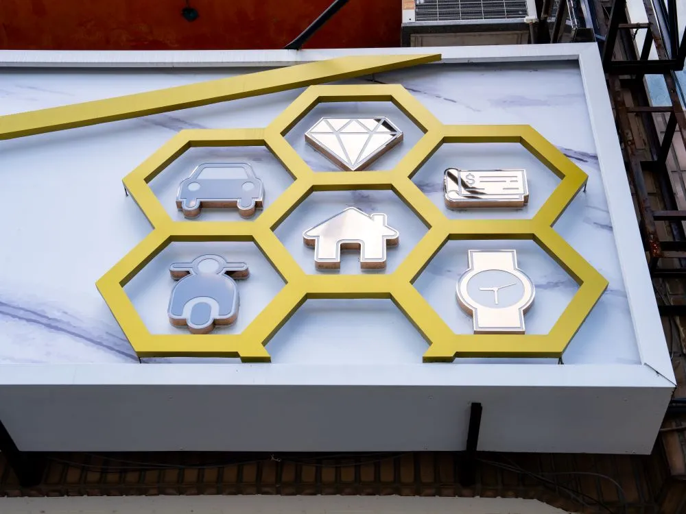 台中大雅日立金融當鋪鋁板+仟納論字+立體正背光字 6